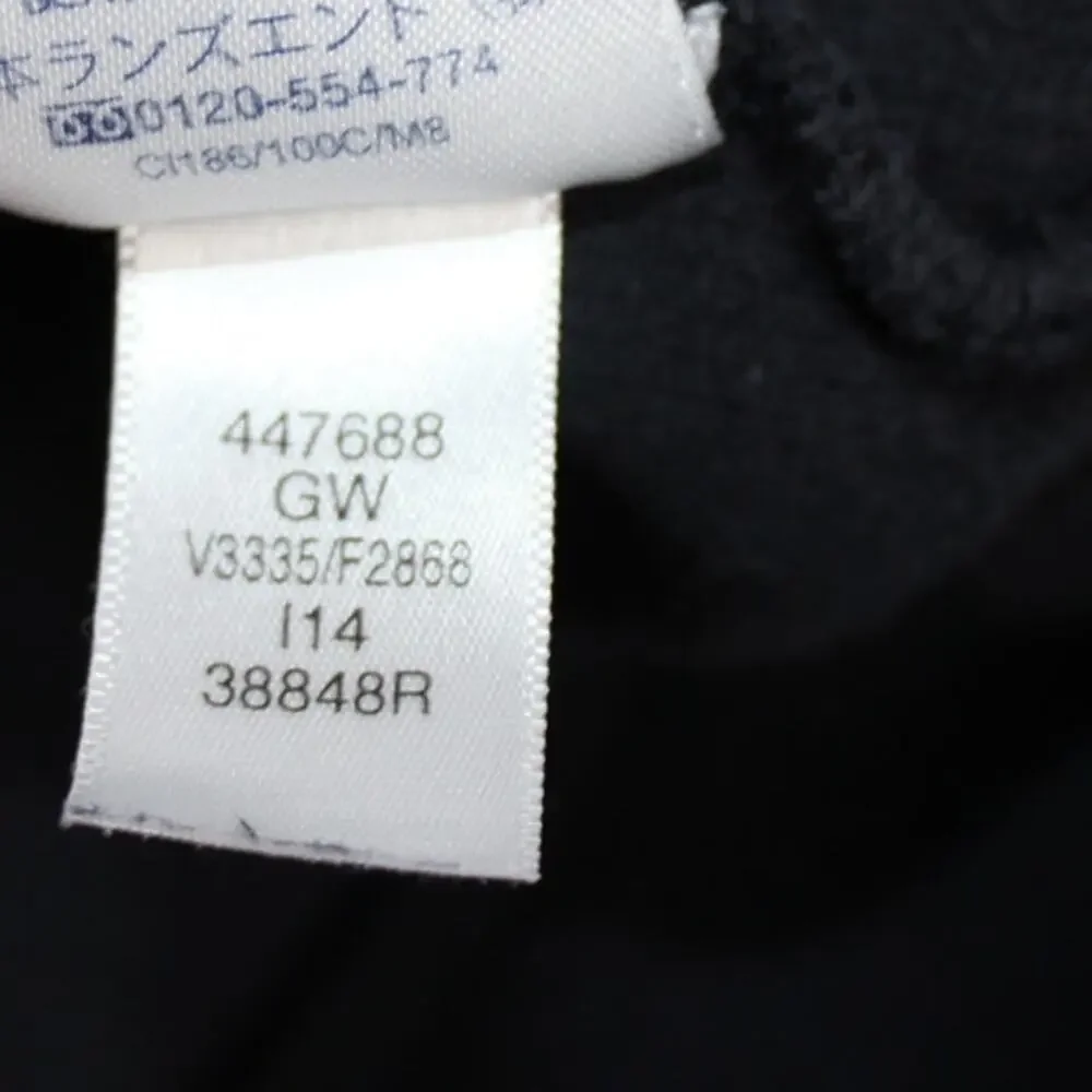 Lands End Men's Bedford Rib Quarter Zip Sweater Size L‎ 42-44 Charcoal